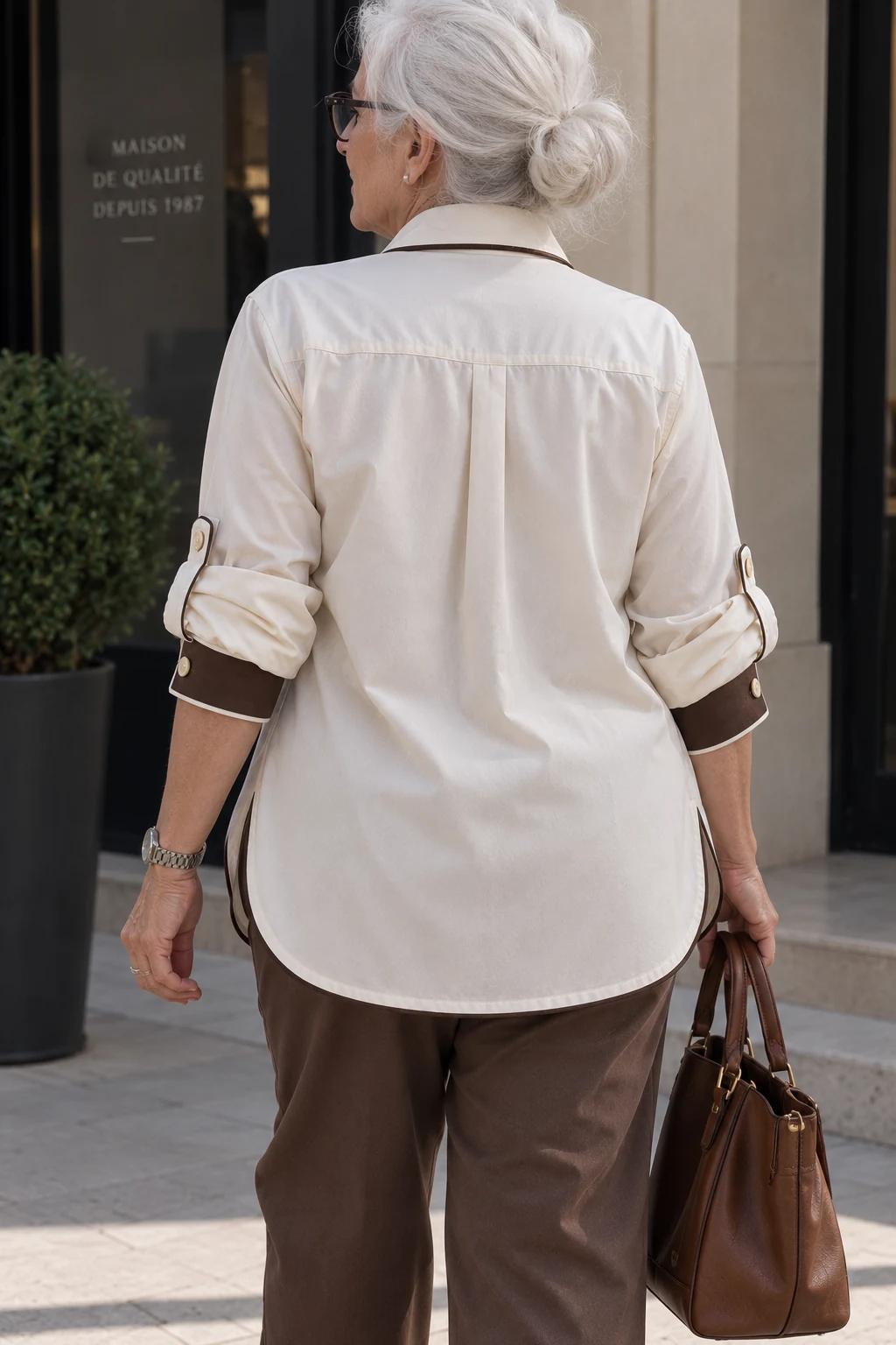 Chemise Milane — Écru